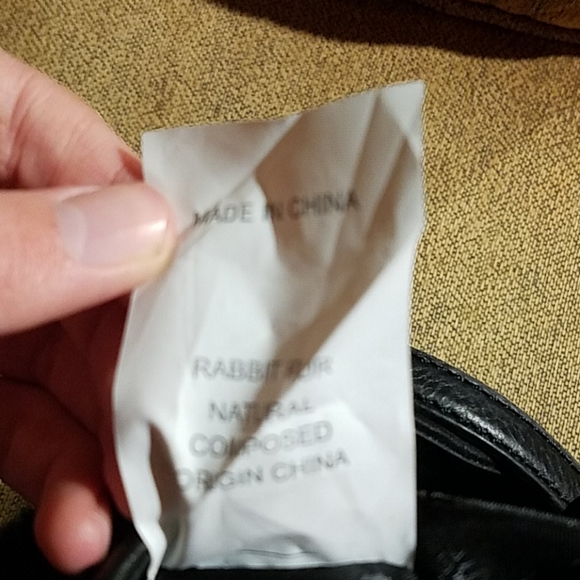 Michael Kors Black Rabbit Fur Crossbody Bag - Picture 5 of 7